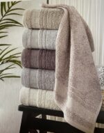 Kristal 6’lı El Havlusu Seti 30×50 cm – Asorti