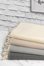 Trendy Koltuk Şalı Naturel - Görsel 3