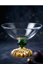 Diamond 14 cm Sunum Kase Gold Ayak - Görsel 3