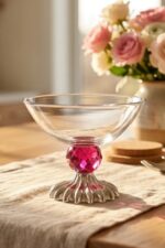 Diamond 14 cm Sunum Kase Silver Ayak - Görsel 5