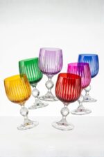 Palma S Bohemia Crystal 6 Parça 150 ml Sunum Bardağı – Asorti - Görsel 3