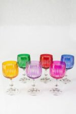 Palma S Bohemia Crystal 6 Parça 150 ml Sunum Bardağı – Asorti