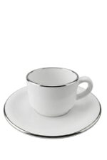 Venüs 12 Parça 6 Kişilik 90 ml Kahve Fincan Takımı - Platin