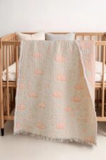 MUSLIN BEBEK ORTUSU BULUT DESEN - SOMON