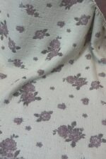 7 Katlı Müslin Tek Kişilik Yorgan – Gül Desen Pembe - Görsel 5