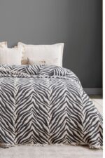 7 Katlı Müslin Tek Kişilik Yorgan – Zebra Desen - Görsel 5